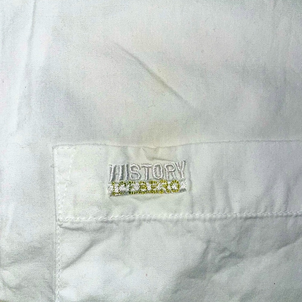 Vintage Iceberg History Daffy Duck Embroidered Button Down Mens 2XL RARE - Picture 4 of 5